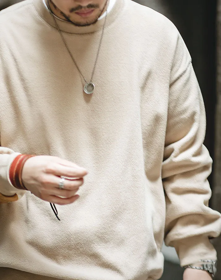 American Retro Plus Fleece Coral Men's Sweater