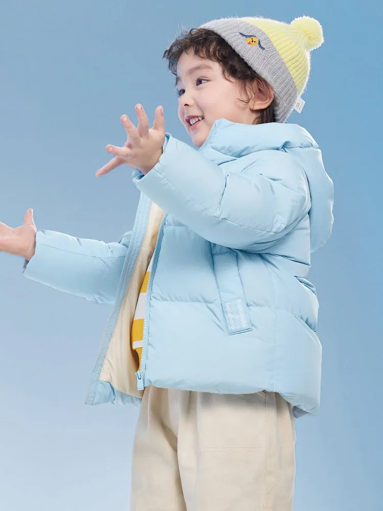 Balabala Kids Zipper Hooded Down Jacket