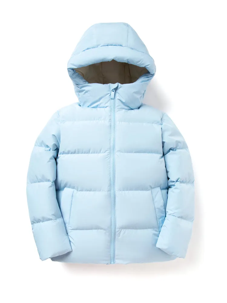 Balabala Kids Zipper Hooded Down Jacket