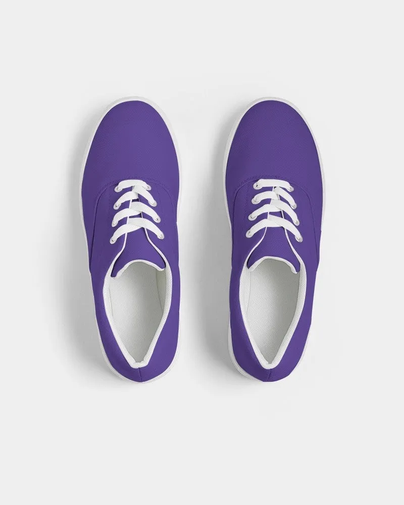 Bright Violet Women's Canvas Sneakers | Women's | Bright Pure Violet | C88M100Y0K0