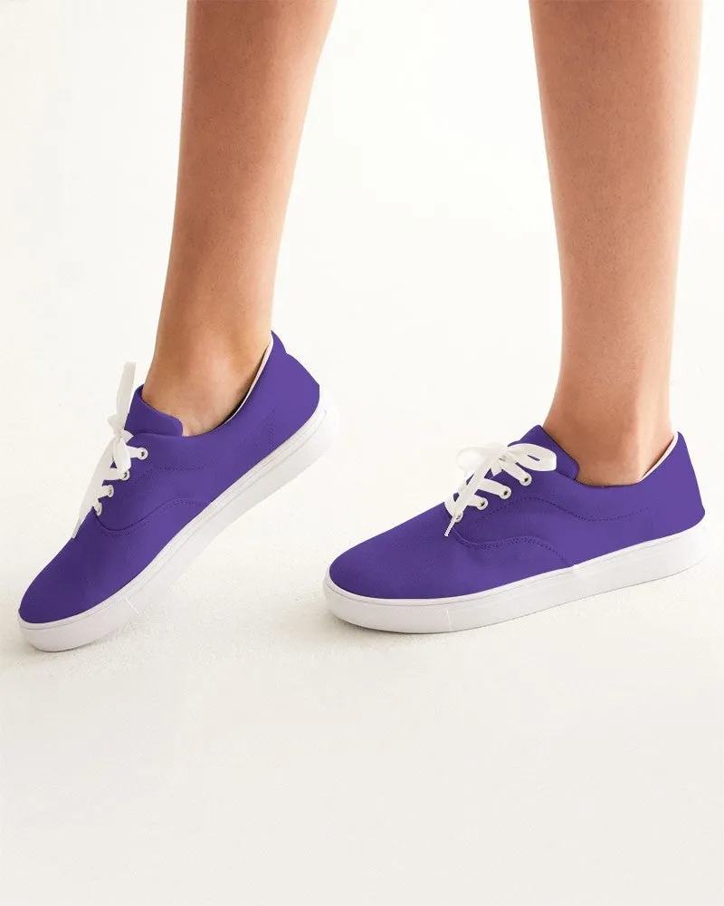 Bright Violet Women's Canvas Sneakers | Women's | Bright Pure Violet | C88M100Y0K0