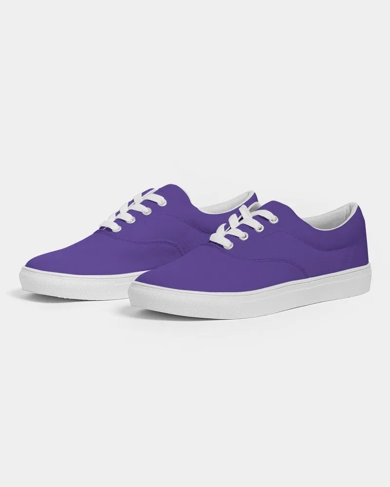 Bright Violet Women's Canvas Sneakers | Women's | Bright Pure Violet | C88M100Y0K0