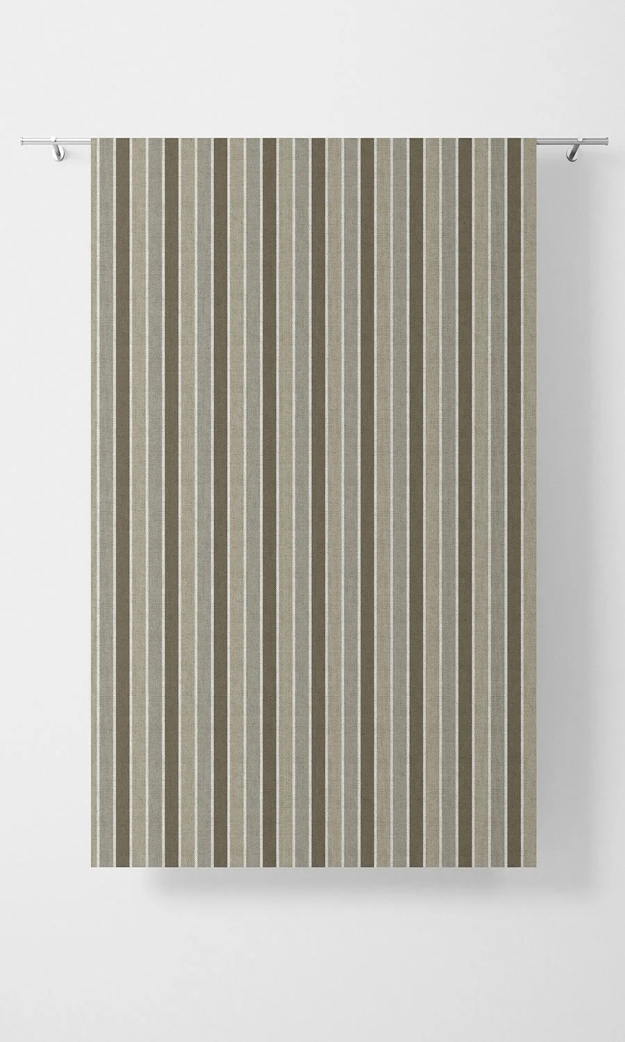 'Caribbean Bone' Striped Patterned Roman Shades (Beige/ Brown)