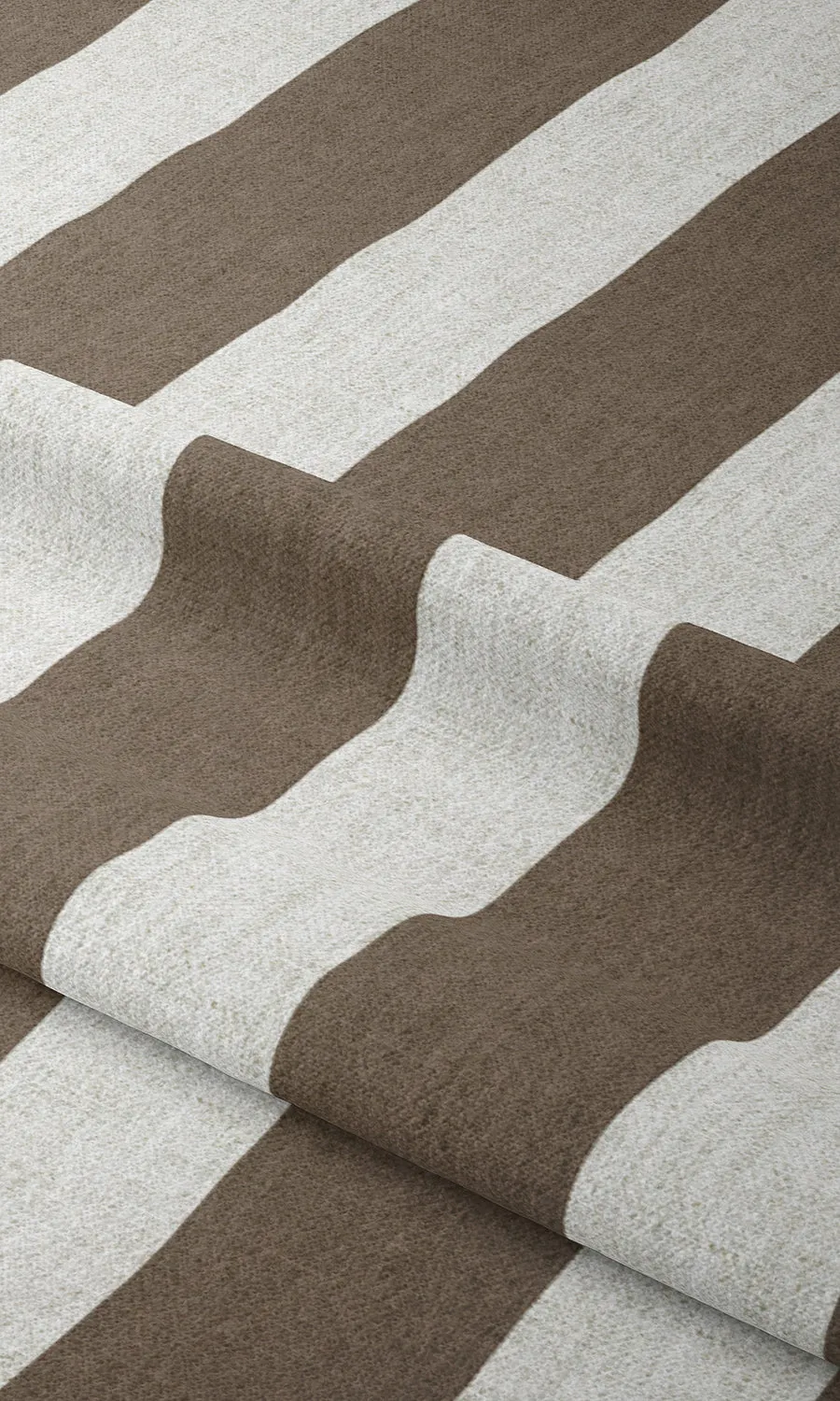 'Cloudless Sky' Geometric Print Roman Shades (Brown/ White)