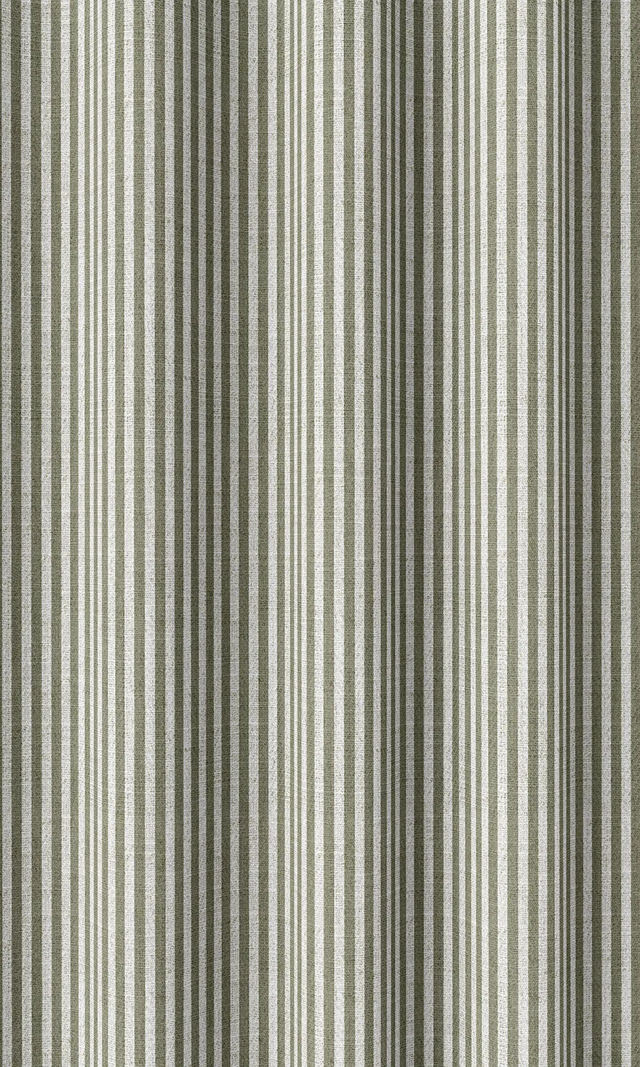 'Crowd Work' Striped Print Roman Shades (Olive Green/ White)