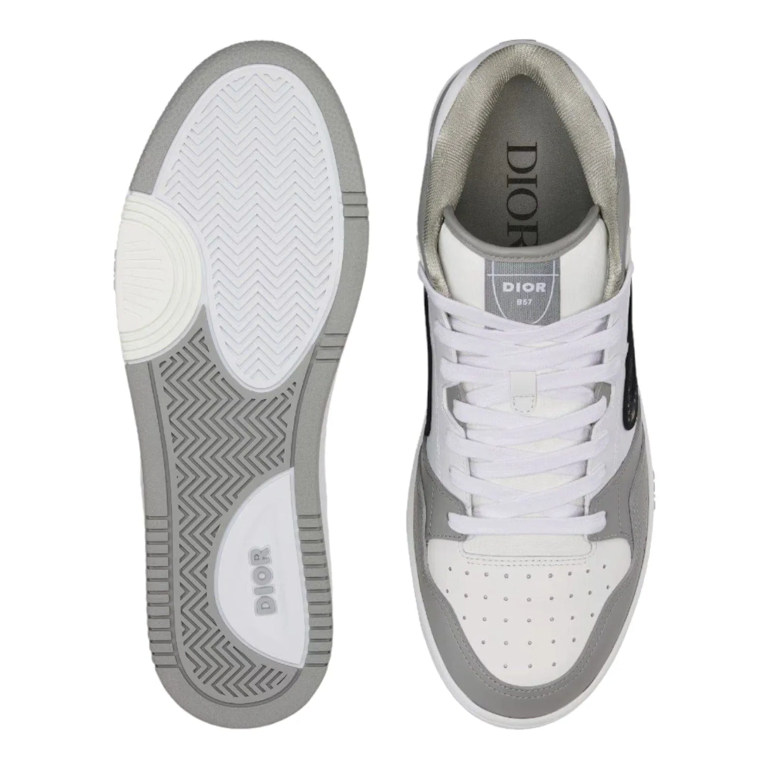 Dior B57 Trainer Mid Grey White