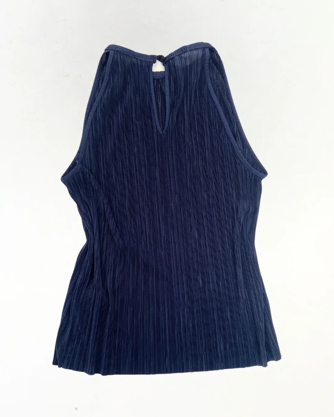 Dorothy Perkins Navy Pleated Top Size M