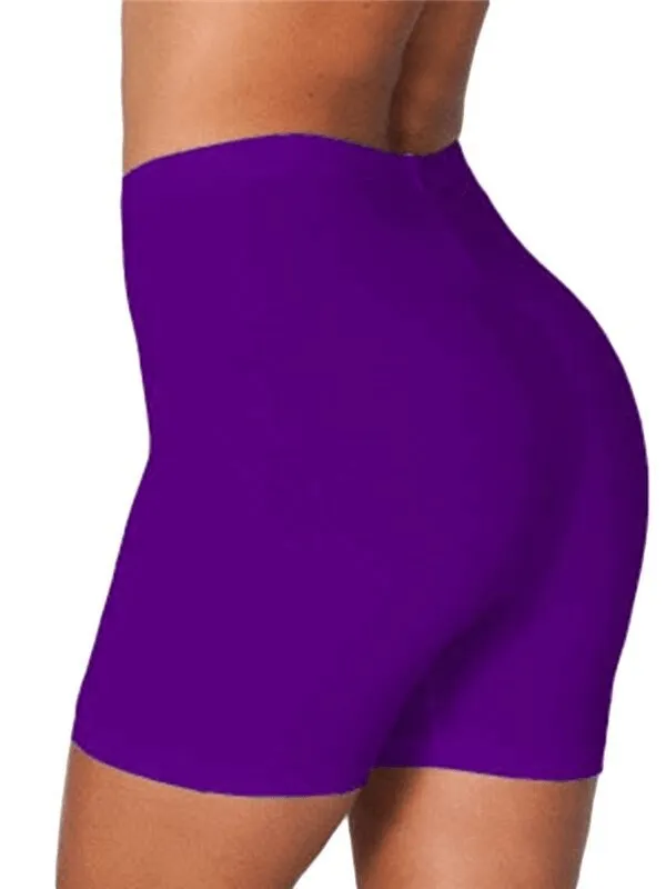 Elastic Cropped High-Waisted Tight-Fitting Women's Shorts - SF0309