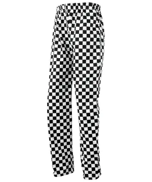 Essential chefs trousers | Black/White (Big Check