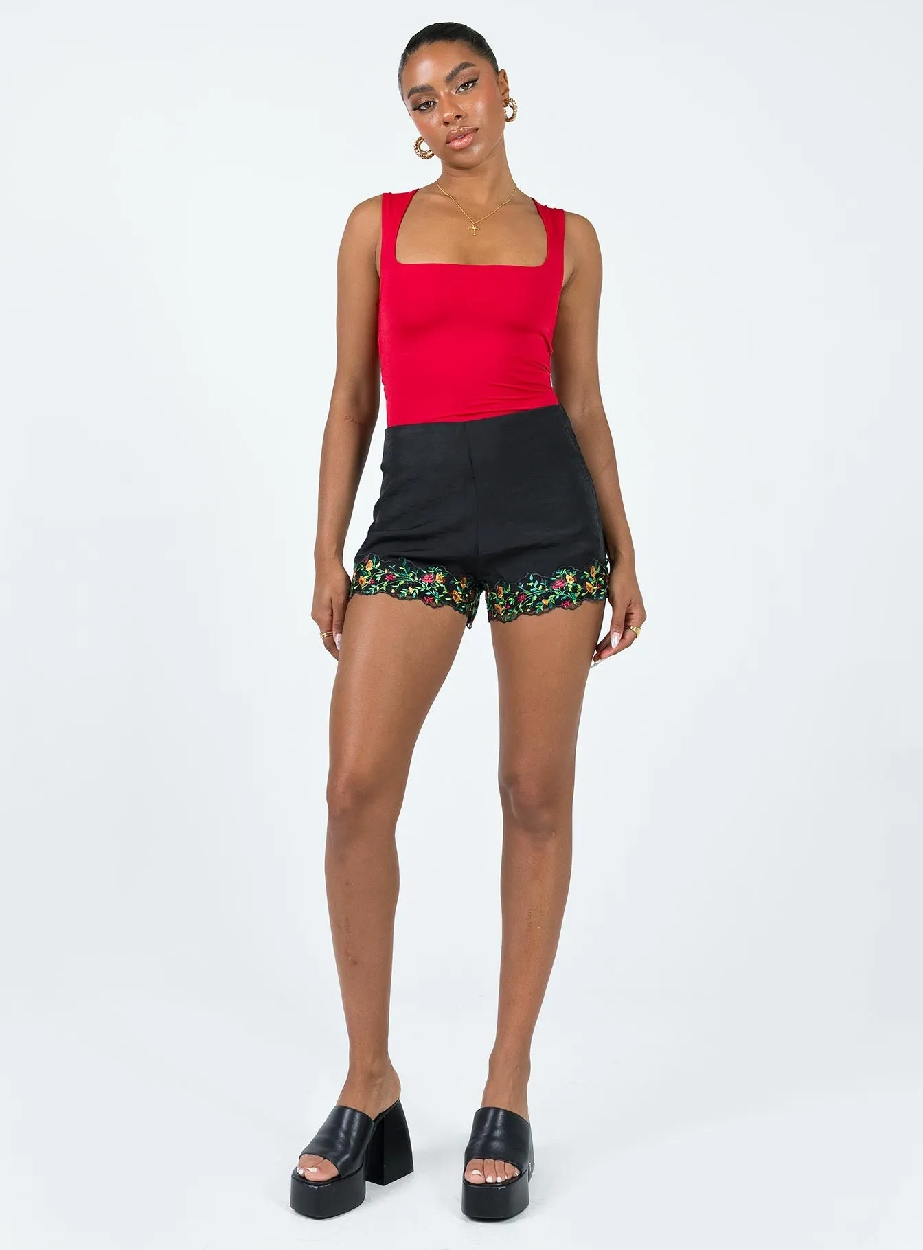 Floreto Bloomer Shorts Black