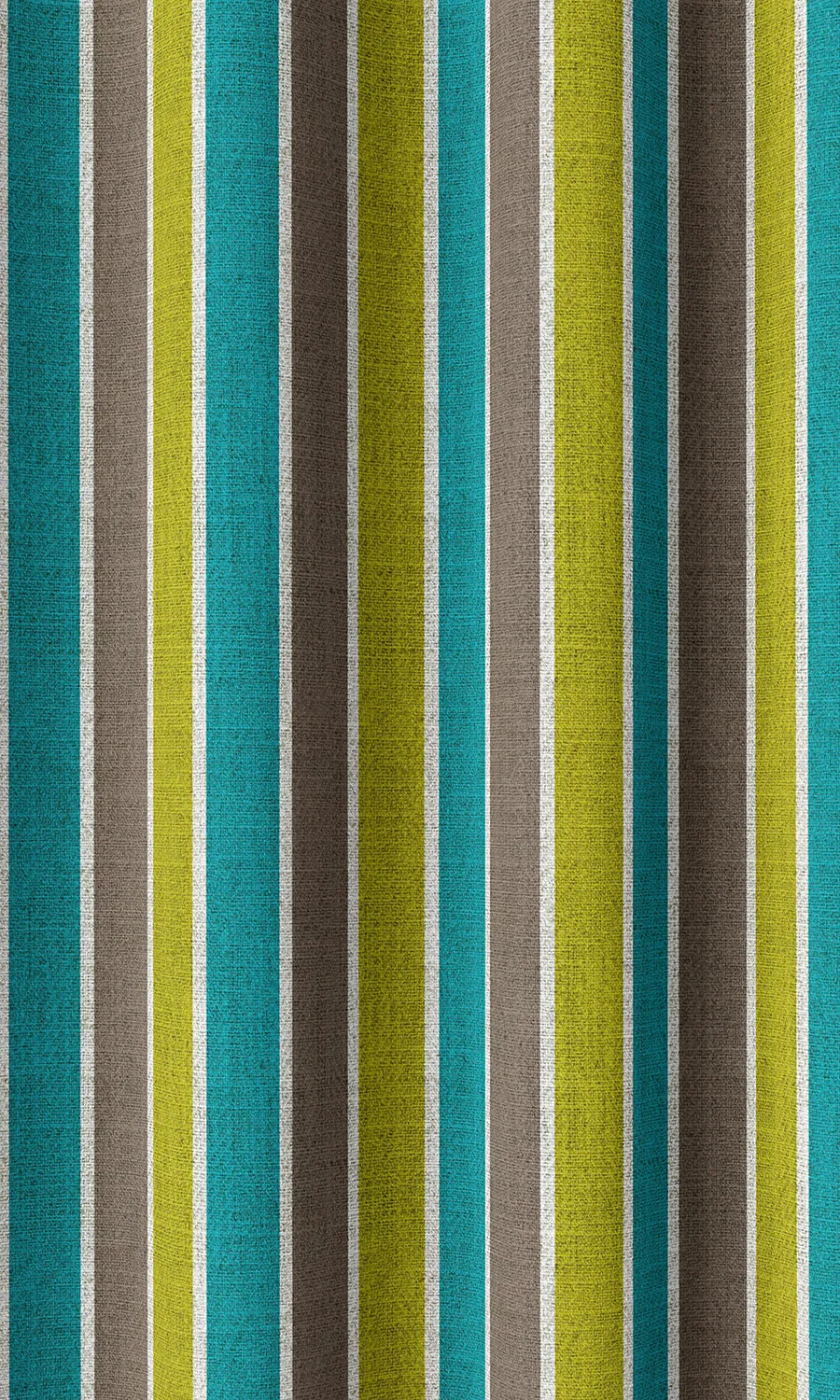 'French Riviera' Custom Striped Window Shades (Blue/ Green)