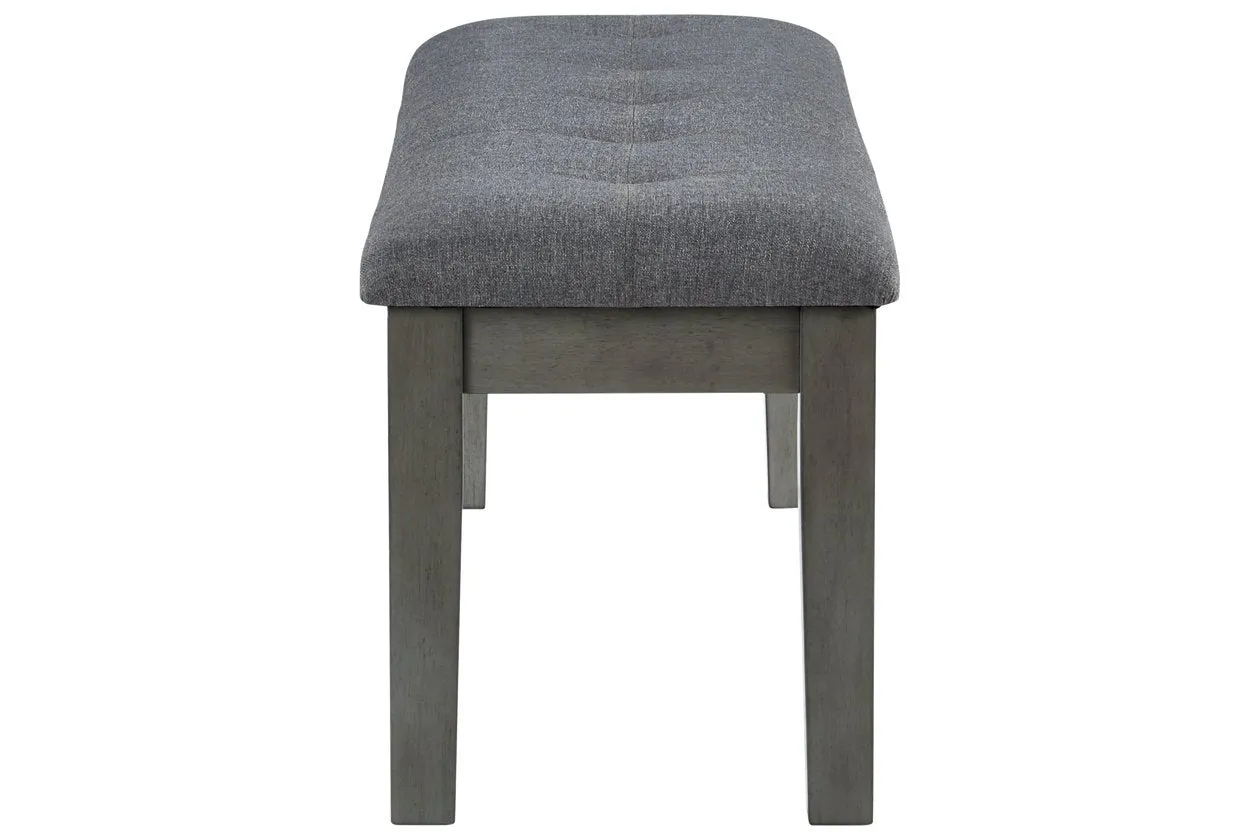 Hallanden Two-tone Gray 50" Dining Bench