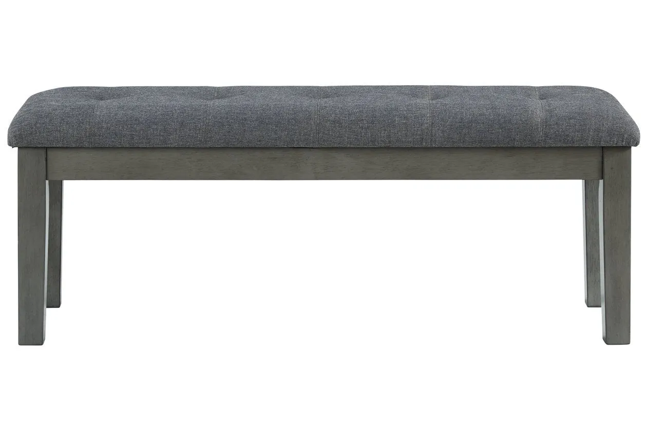 Hallanden Two-tone Gray 50" Dining Bench