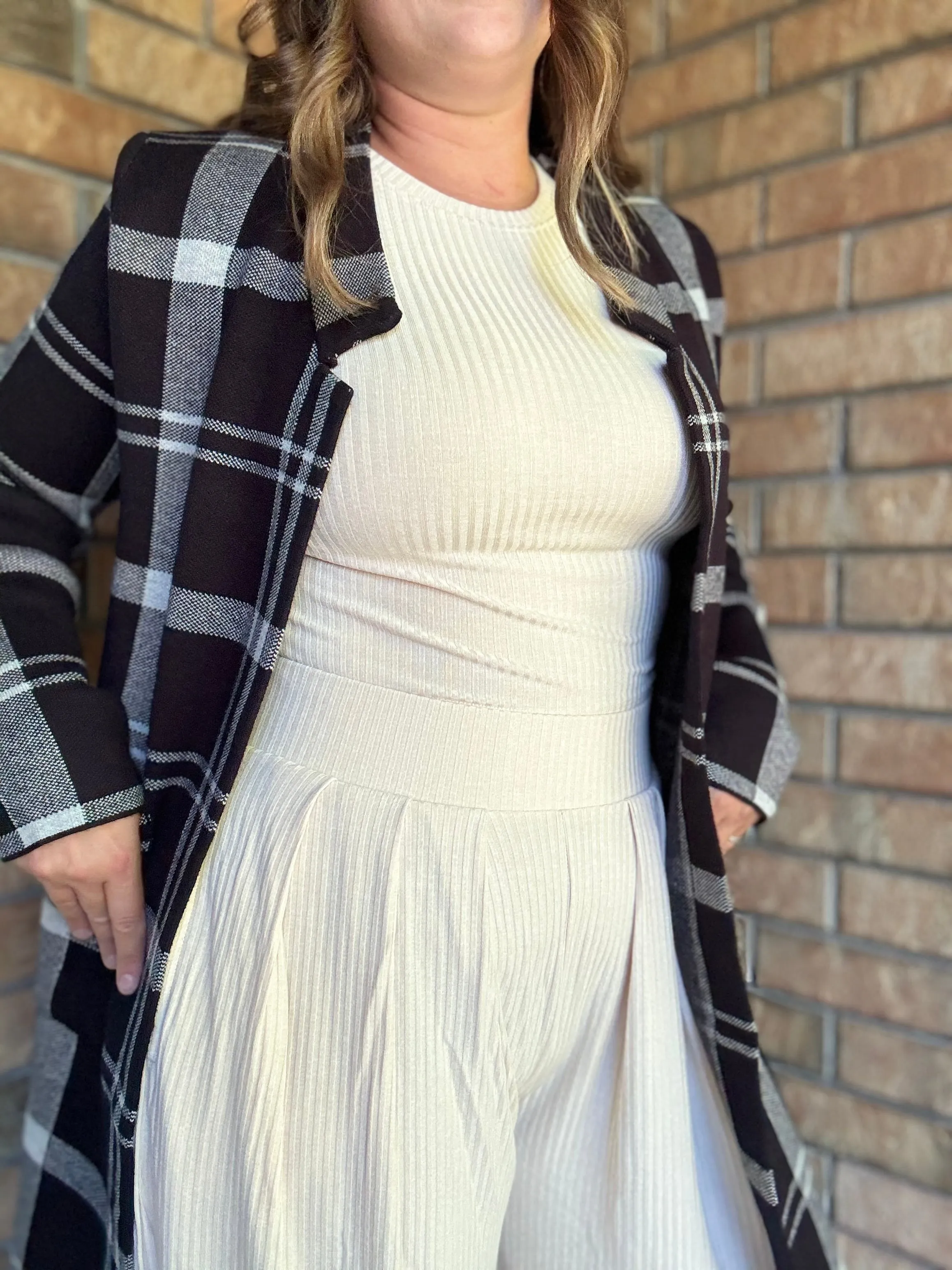 Harper Jumpsuit (Oatmeal)