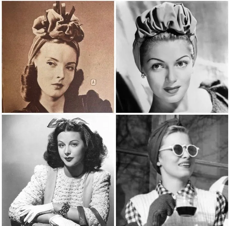KNOT CHOICE 1940s Pre-tied Stretchy Leopard Print Headband (made to order)