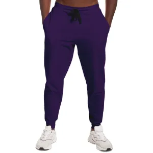 Medium Dark Violet Joggers | Unisex | with PLUS sizes | Medium Dark Pure Violet | C75M100Y0K60