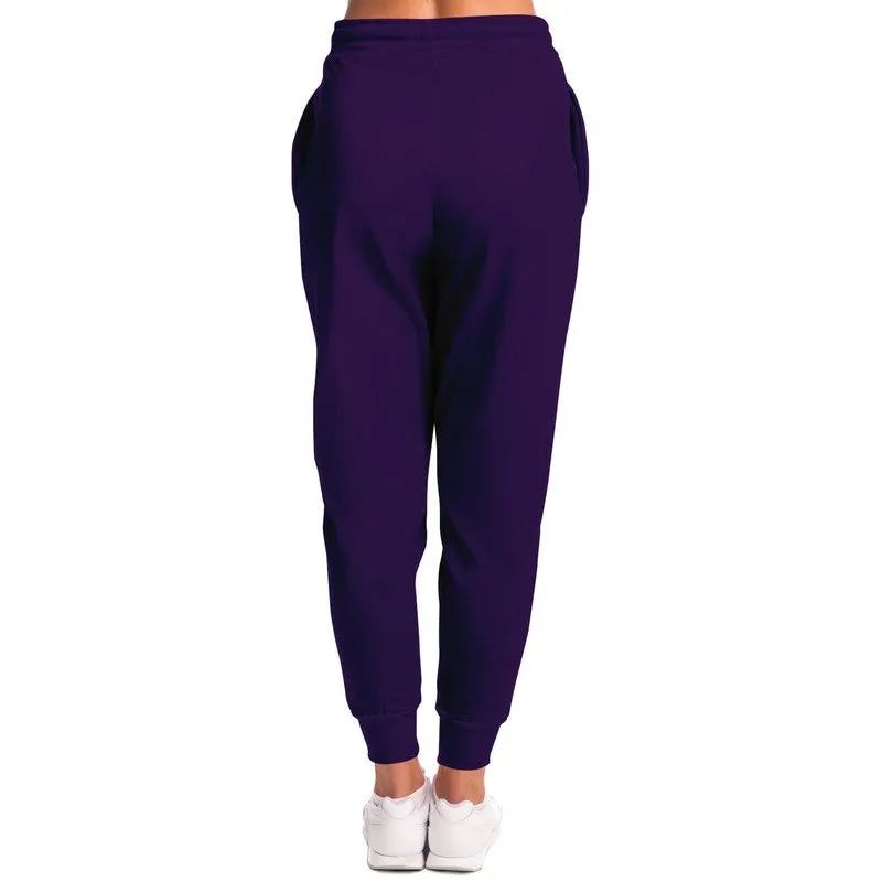 Medium Dark Violet Joggers | Unisex | with PLUS sizes | Medium Dark Pure Violet | C75M100Y0K60