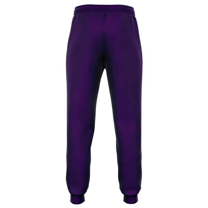 Medium Dark Violet Joggers | Unisex | with PLUS sizes | Medium Dark Pure Violet | C75M100Y0K60