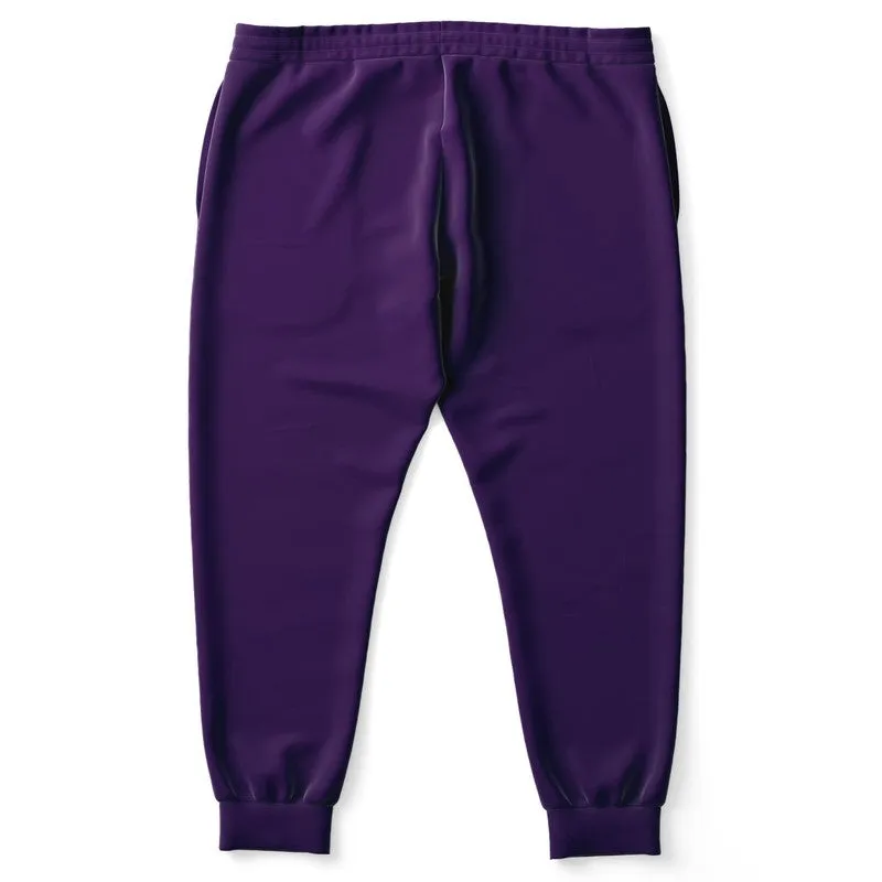 Medium Dark Violet Joggers | Unisex | with PLUS sizes | Medium Dark Pure Violet | C75M100Y0K60