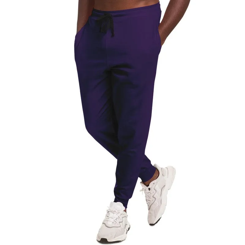 Medium Dark Violet Joggers | Unisex | with PLUS sizes | Medium Dark Pure Violet | C75M100Y0K60