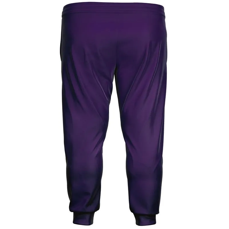 Medium Dark Violet Joggers | Unisex | with PLUS sizes | Medium Dark Pure Violet | C75M100Y0K60