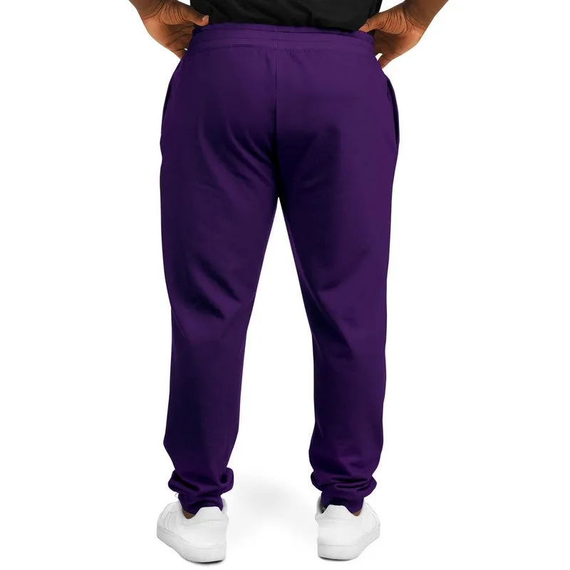 Medium Dark Violet Joggers | Unisex | with PLUS sizes | Medium Dark Pure Violet | C75M100Y0K60