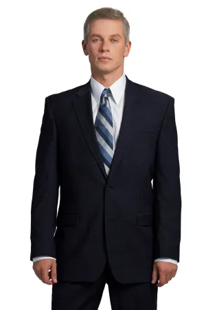 Men's Navy Optiweave Polywool Stretch Blazer