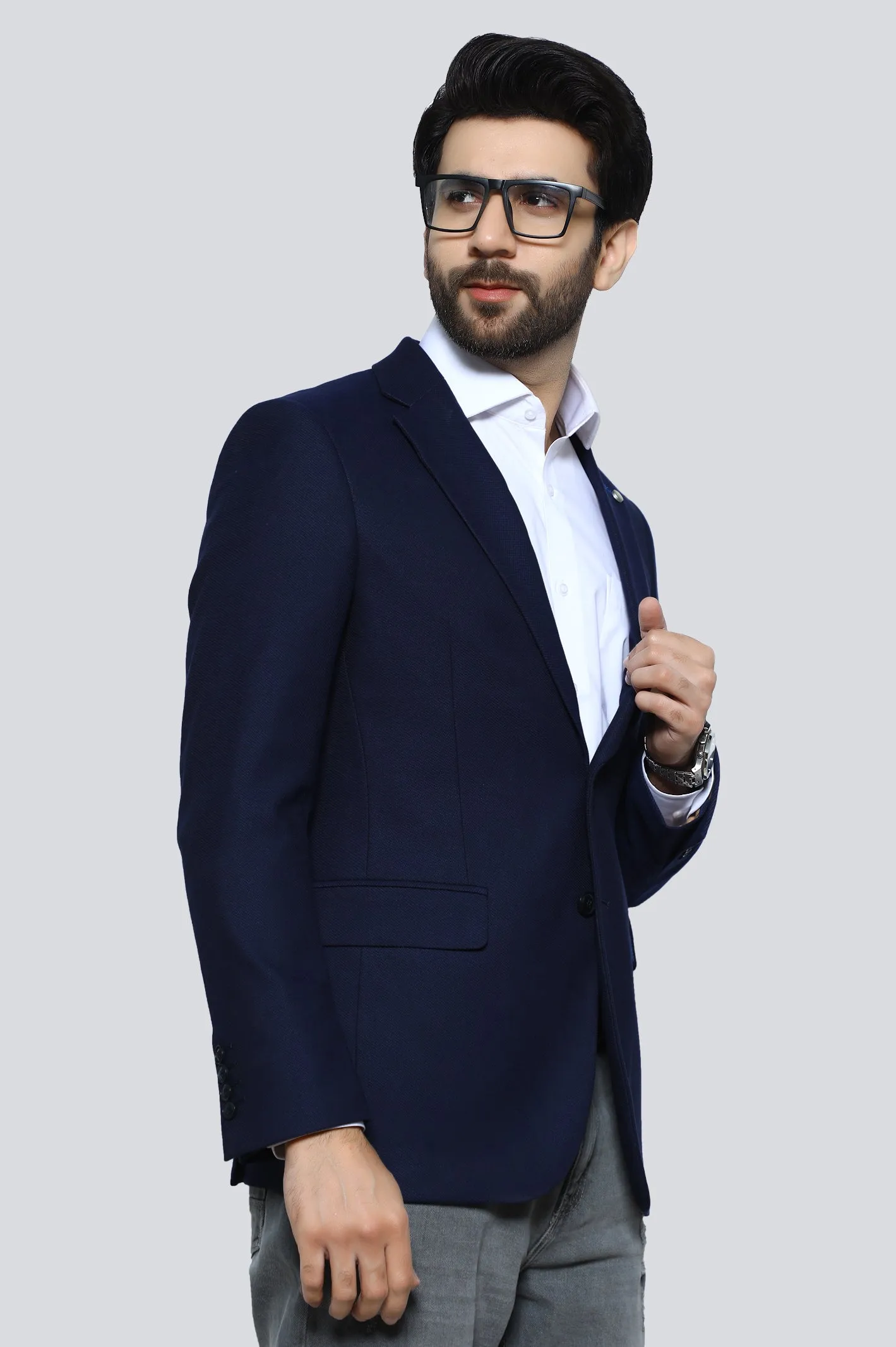 Navy Blue Blazer for Men's