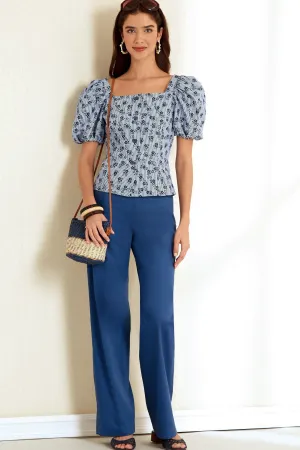 New Look Sewing Pattern 6678 Misses' Top and Trousers
