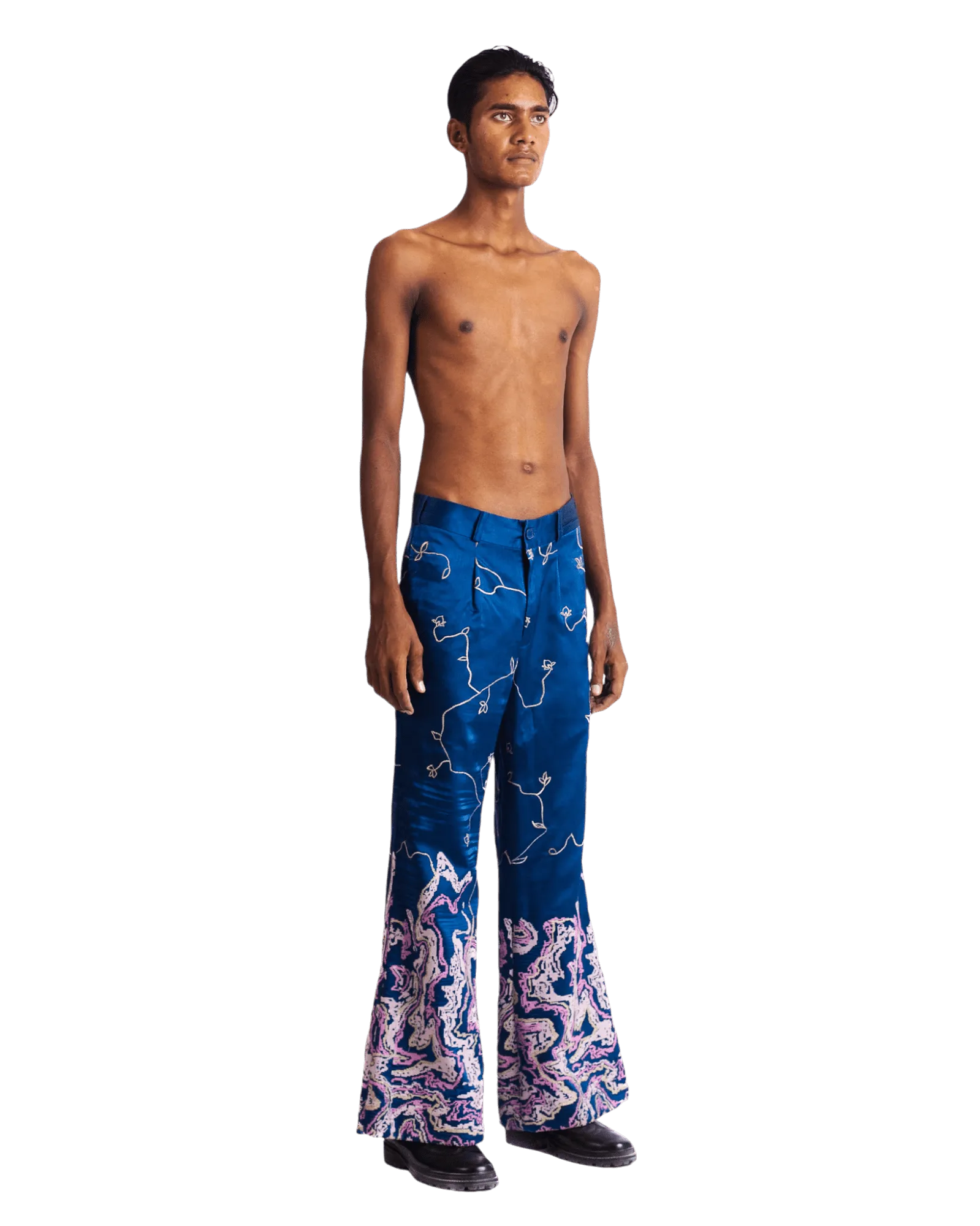 "TILLA" SILK TROUSERS
