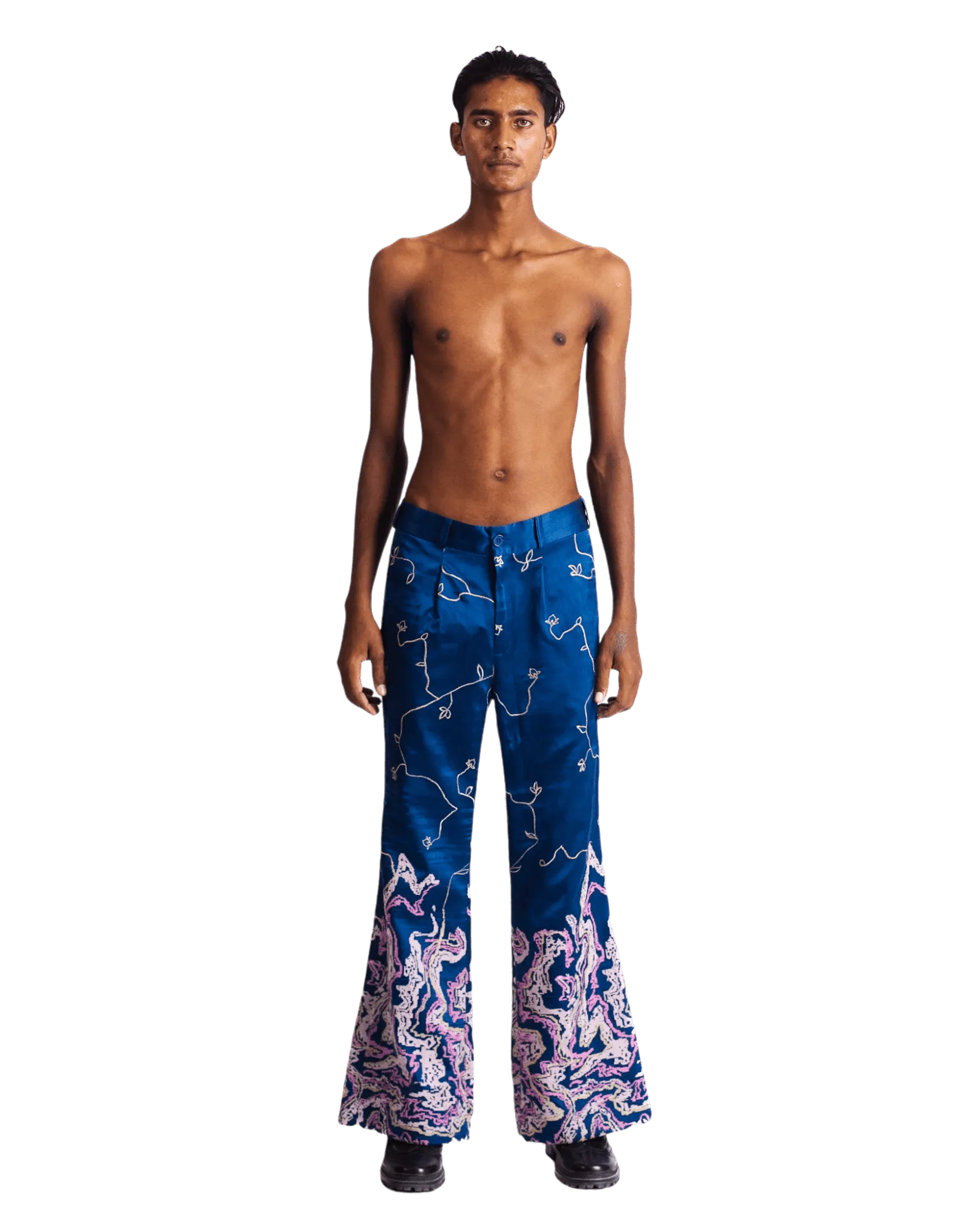 "TILLA" SILK TROUSERS