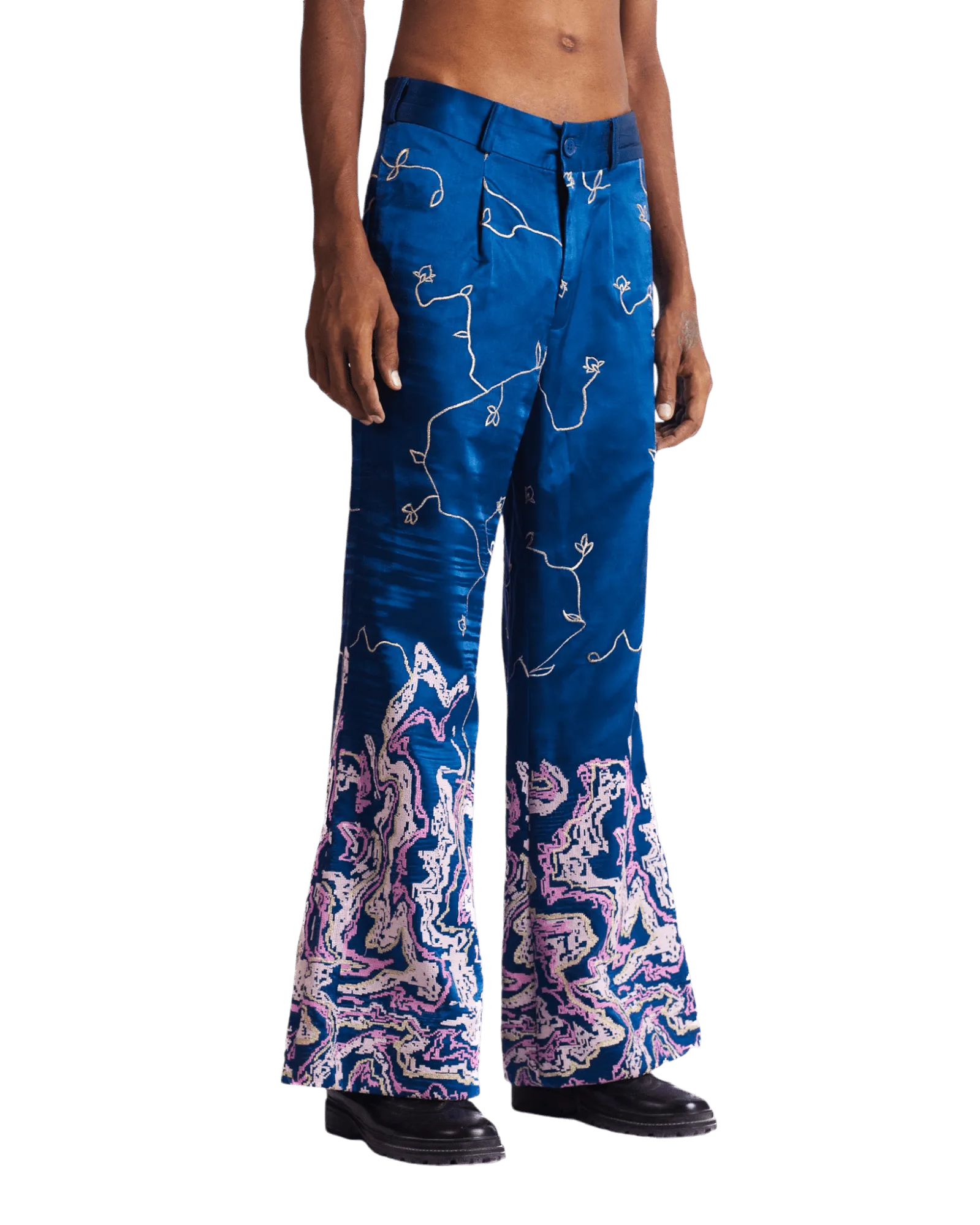 "TILLA" SILK TROUSERS
