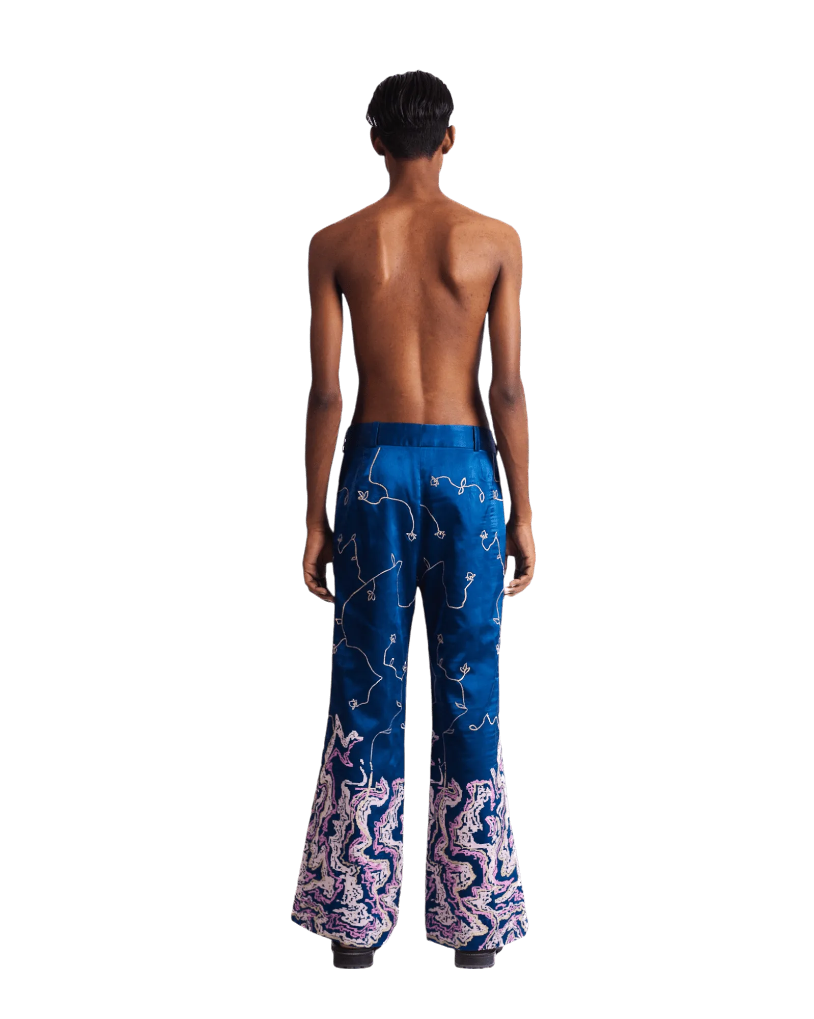 "TILLA" SILK TROUSERS