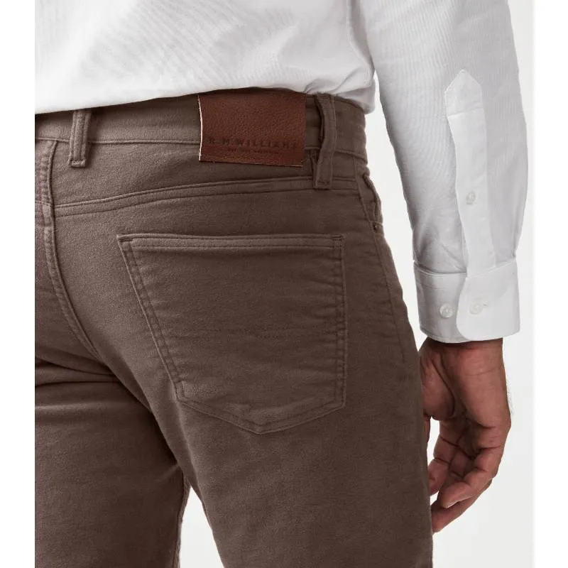R.M.Williams Ramco Sueded Moleskin Mens Jeans - Taupe