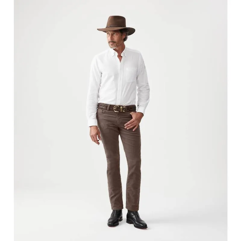 R.M.Williams Ramco Sueded Moleskin Mens Jeans - Taupe