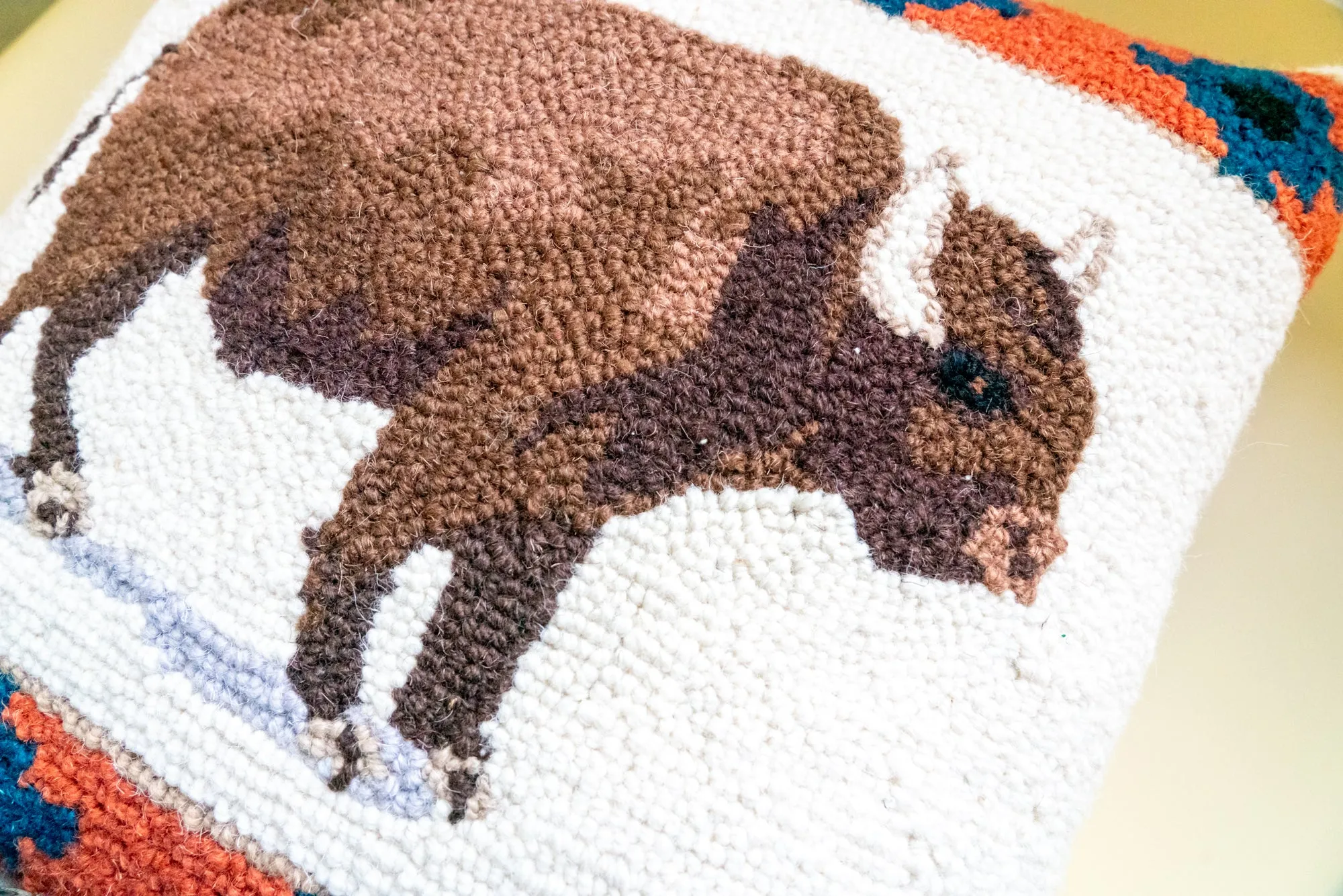 Roaming Bison Pillow