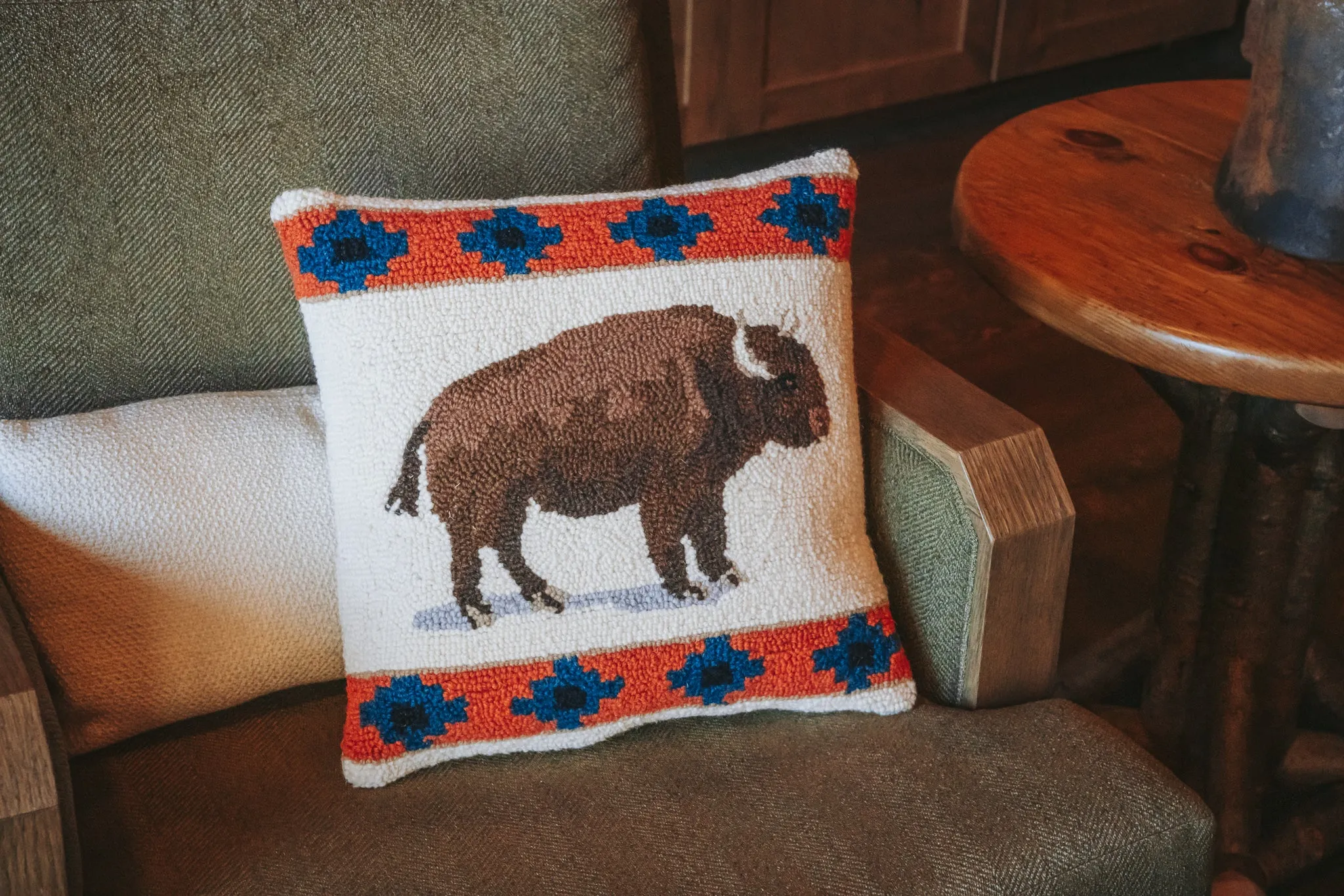 Roaming Bison Pillow