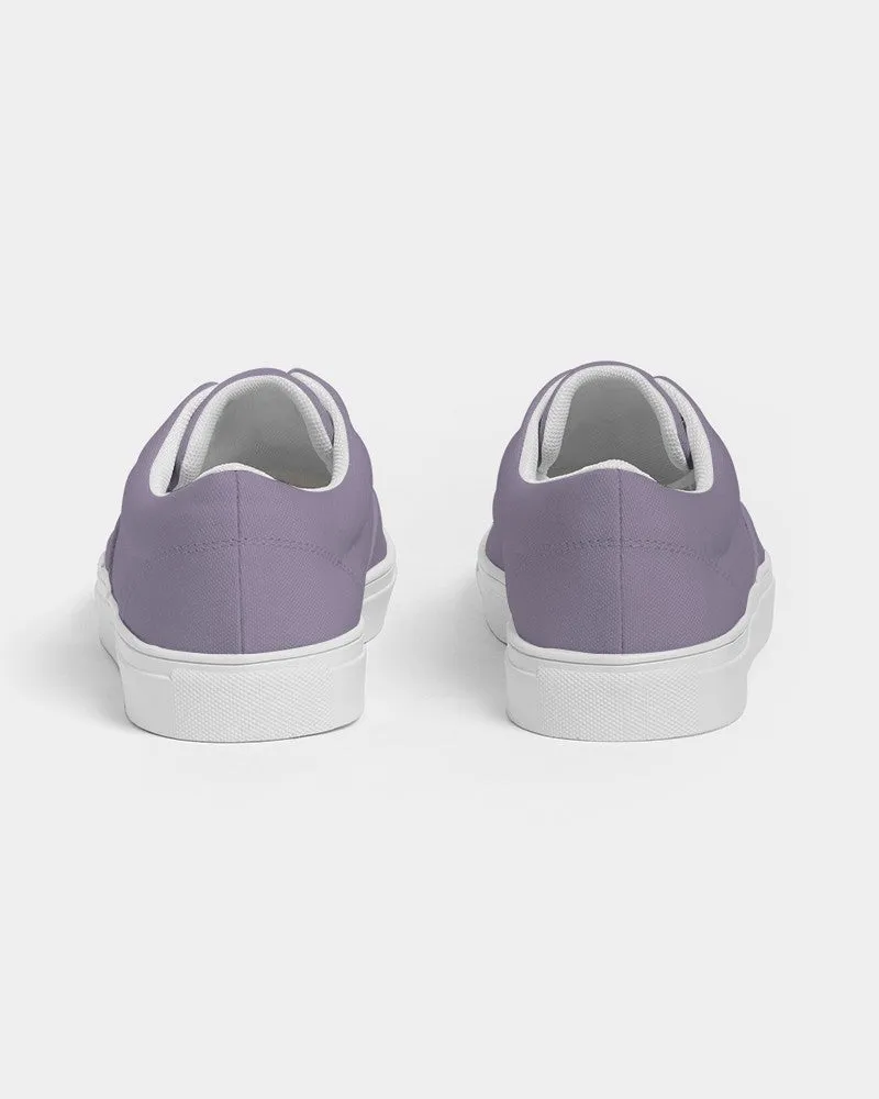 Shaded Pale Pastel Violet Gray Canvas Sneakers | Men's | C22M30Y0K30