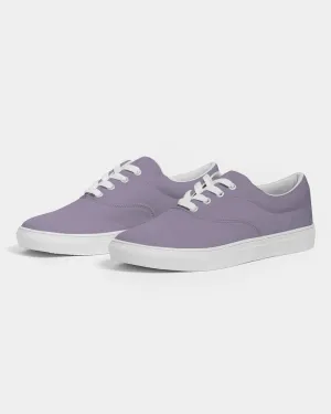 Shaded Pale Pastel Violet Gray Canvas Sneakers | Men's | C22M30Y0K30