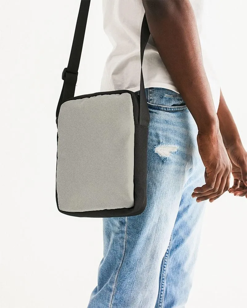 Shaded Pale Yellow Gray Messenger Pouch | C0M0Y10K30
