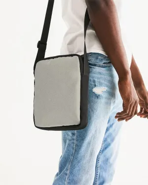 Shaded Pale Yellow Gray Messenger Pouch | C0M0Y10K30