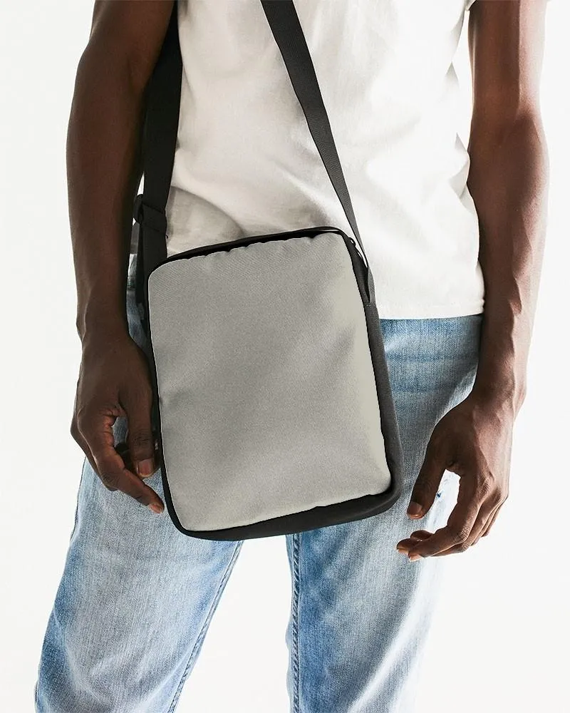 Shaded Pale Yellow Gray Messenger Pouch | C0M0Y10K30