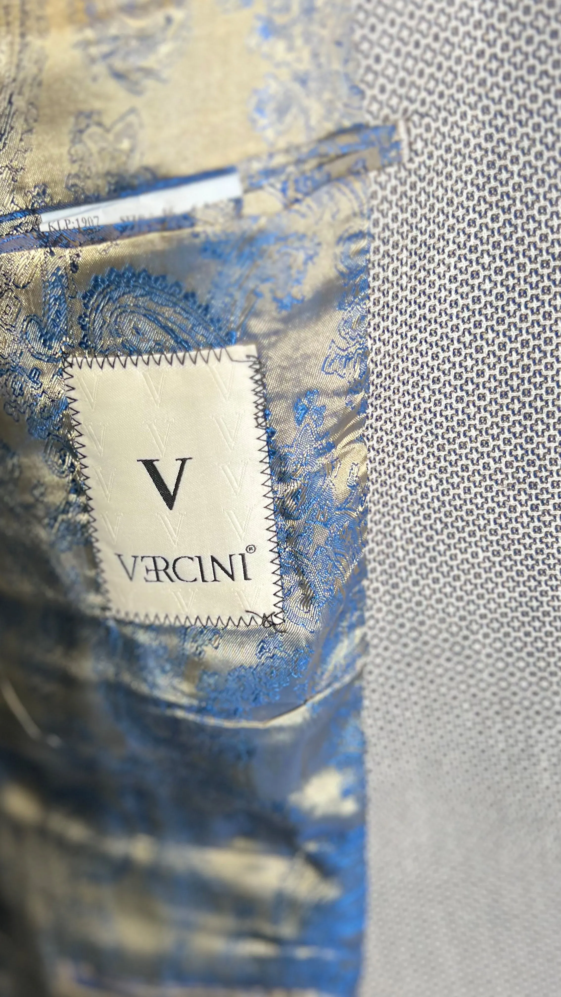 Vercini Classic Tweed Elegance Blazer
