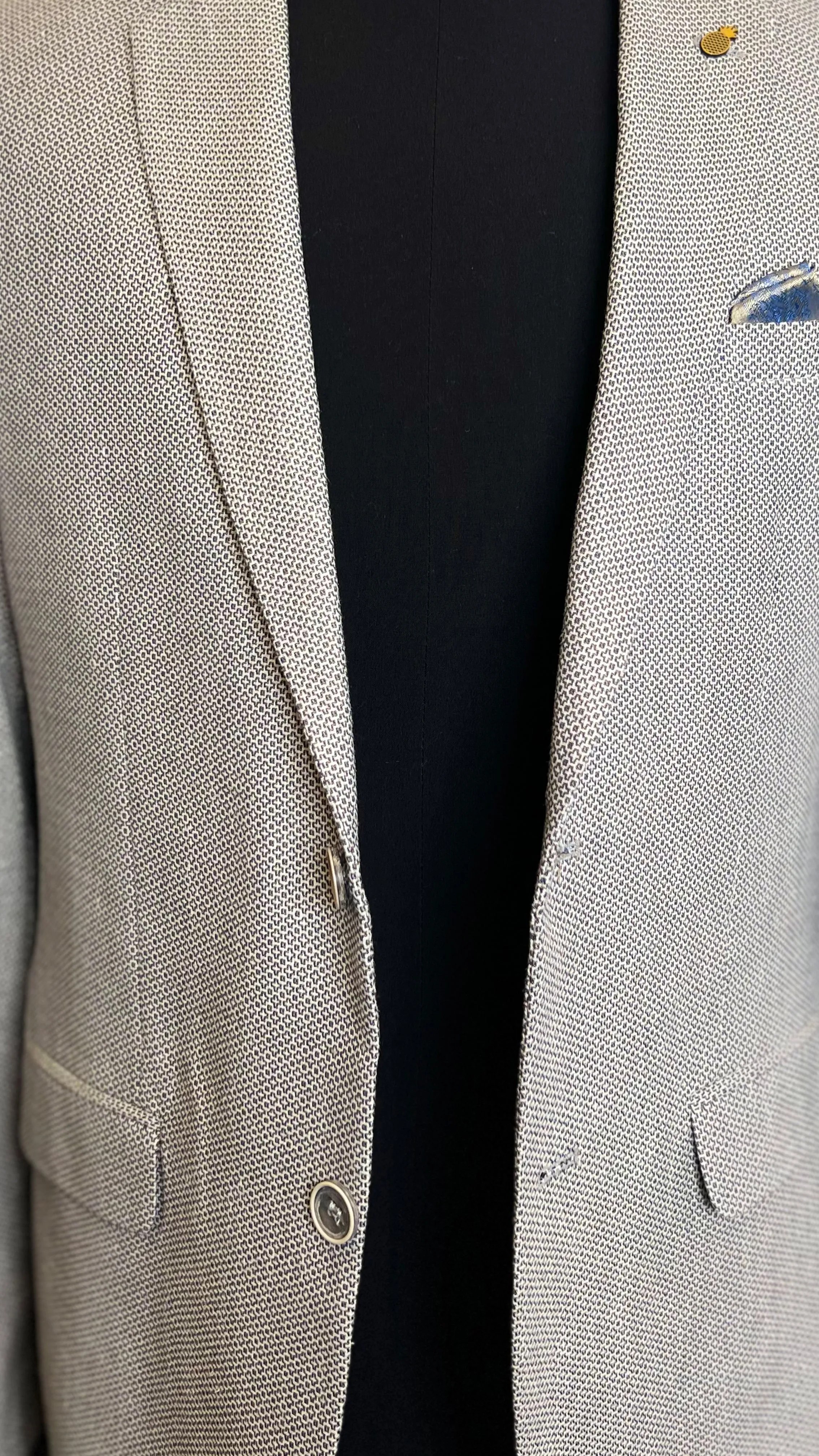Vercini Classic Tweed Elegance Blazer