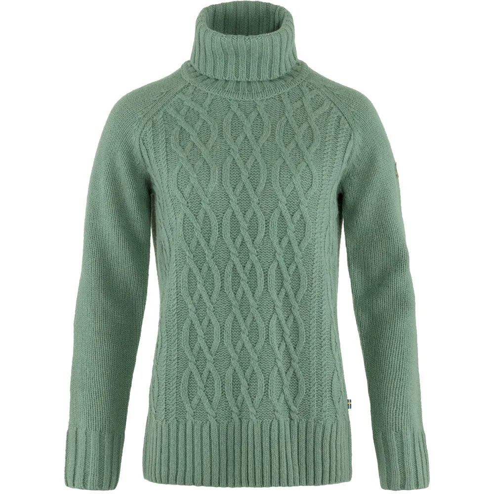 Women's Ovik Cable Knit Roller Neck